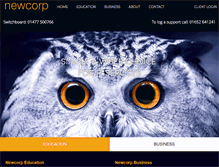 Tablet Screenshot of newcorp.co.uk